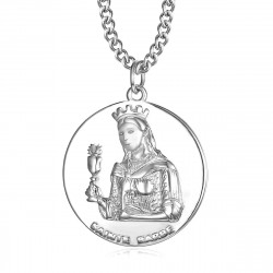 PE0253 BOBIJOO Jewelry Pendant Fireman St barbara's Barbara's Protective Steel