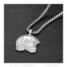 PE0255 BOBIJOO Jewelry Pendant Helmet Fireman France 18 Steel