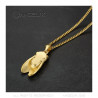 PE0256 BOBIJOO Jewelry Pendant Cicada South of France Steel Gold