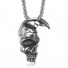 Imposant Pendentif Biker Skull Crâne Fracassé Acier 316L bobijoo