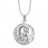 PE0266 BOBIJOO Jewelry Colgante Milagrosa de maría Inmaculada Concepción de Plata