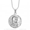 PE0266 BOBIJOO Jewelry Colgante Milagrosa de maría Inmaculada Concepción de Plata