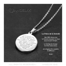 PE0266 BOBIJOO Jewelry Colgante Milagrosa de maría Inmaculada Concepción de Plata