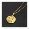 PE0265 BOBIJOO Jewelry Pendant Miraculous mary Immaculate Conception Gold