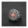 Bague Devise Chevalier Templier Tout Argent bobijoo