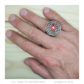 BA0178 BOBIJOO Jewelry Ring Currency Knight Templar All the Money