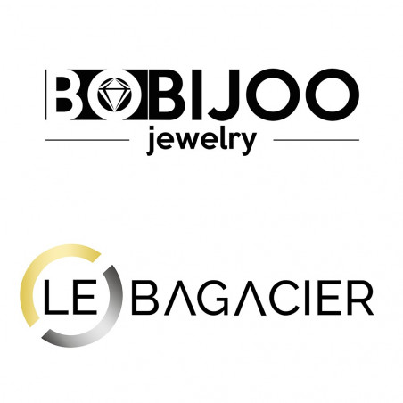 BA0022 BOBIJOO Jewelry Siegelring Ring Freimaurer-Meister Schwarz-Rot-Gold Stahl