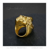 BA0208 BOBIJOO Jewelry Anillo Anillo anillo de Cabeza de León de Oro Chapado en Acero Hombre