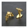 BM0038 BOBIJOO Jewelry Cufflinks Branch of Acacia FM