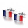 BM0046 BOBIJOO Jewelry Cufflinks Flag FR DE ES IT UK Choice of