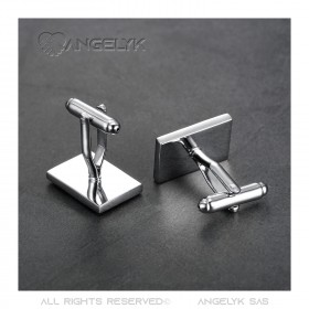 BM0046 BOBIJOO Jewelry Cufflinks Flag FR DE ES IT UK Choice of