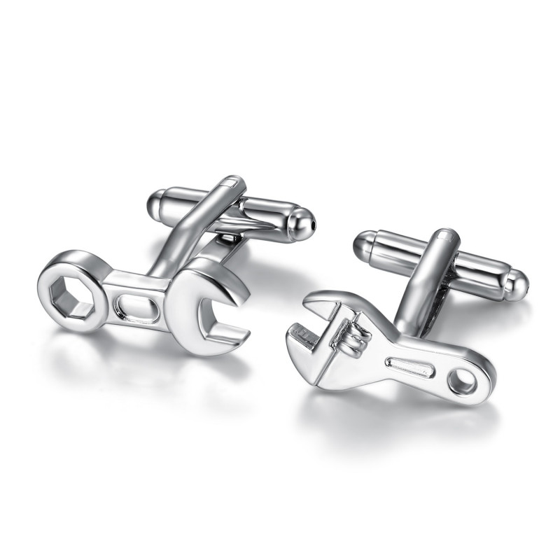 BM0047 BOBIJOO Jewelry Cufflinks Tools Mechanic Key