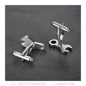 BM0047 BOBIJOO Jewelry Cufflinks Tools Mechanic Key