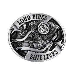 BC0008 BOBIJOO Jewelry Belt buckle Loud Pipes Save Lives