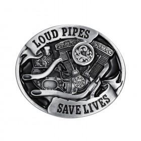 Loud Pipes Save Lives Belt Buckle bobijoo