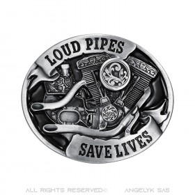 Boucle de Ceinture Loud Pipes Save Lives bobijoo