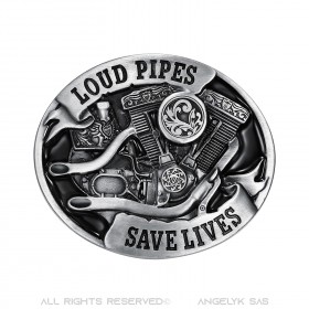 Loud Pipes Save Lives Belt Buckle bobijoo