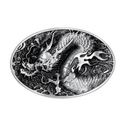 BC0010 BOBIJOO Jewelry Belt buckle 3D Dragon Biker Rocker