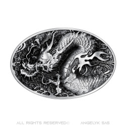 BC0010 BOBIJOO Jewelry Belt buckle 3D Dragon Biker Rocker