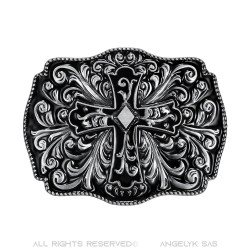 Boucle de Ceinture Croix Rocker Biker Dieu Protection bobijoo