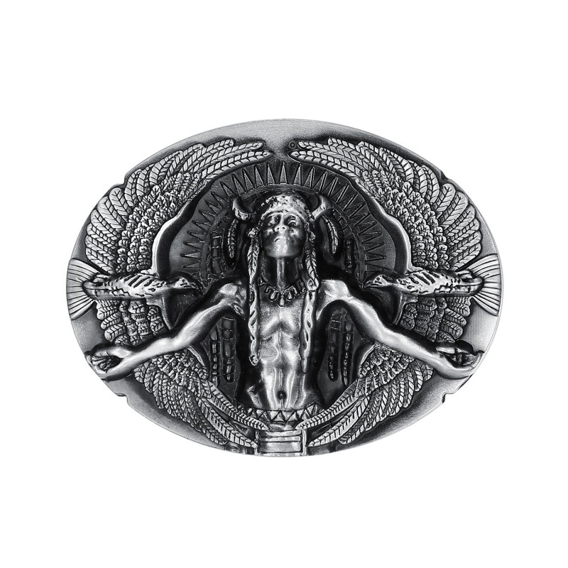 BC0014 BOBIJOO Jewelry Hebilla del cinturón de Hombre Indio Águilas, estados UNIDOS Triker
