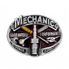 Belt Buckle Mechanic Motorcycle Biker Candle bobijoo