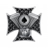 Templar Cross Belt Buckle Ace of Spades Engine V Twin bobijoo