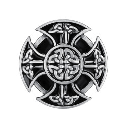BC0019 BOBIJOO Jewelry Gürtelschnalle Keltische Kreuz Biker Templer