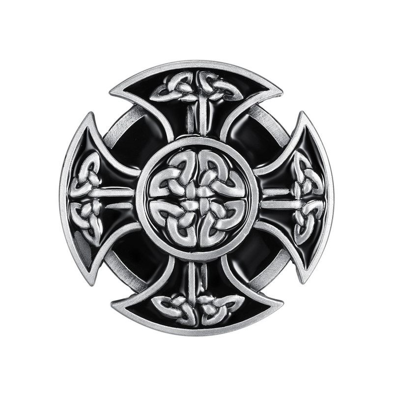 Celtic Cross Belt Buckle Biker Templar bobijoo