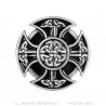 Fibbia per cintura con croce celtica, motociclista, templare, bobijoo