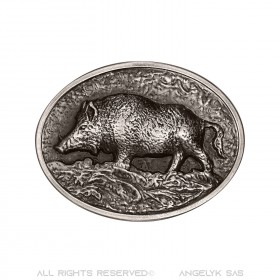 Wild Boar Hunter Belt Buckle Nature bobijoo