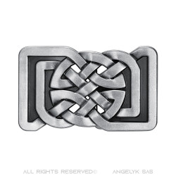 BC0026 BOBIJOO Jewelry Gürtelschlaufen Quadrat Knoten Kelten Unendlich
