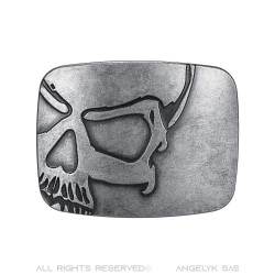 BC0030 BOBIJOO Jewelry Gürtelschnalle Schädel totenkopf