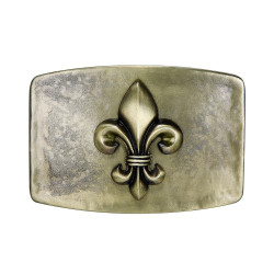 BC0033 BOBIJOO Jewelry Gürtelschnalle Fleur de Lys Bronze