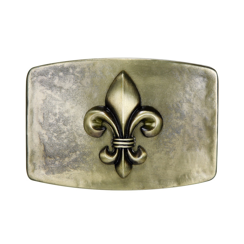 Frustrante gene tierra principal BOBIJOO Jewelry - La hebilla del cinturón de Fleur-de-Lis de Bronce de la -  24,90 €