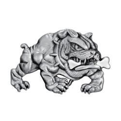 BC0034 BOBIJOO Gioielli Fibbia della Cintura Bulldog Cane Feroce Biker