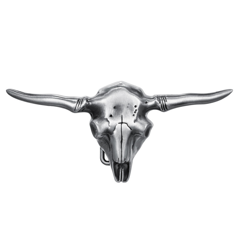 Belt Buckle Skull Buffalo Bull Buffalo bobijoo