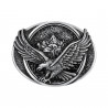 Belt Buckle Eagle Mountain Road USA Silver bobijoo