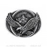 Belt Buckle Eagle Mountain Road USA Silver bobijoo