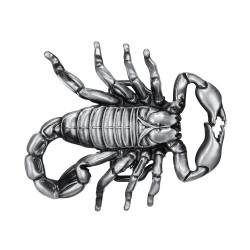 BC0039 BOBIJOO Jewelry Gürtelschnalle Skorpion Wüste, USA
