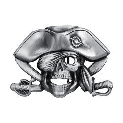 BC0043 BOBIJOO Jewelry Gürtelschnalle Biker Pirat