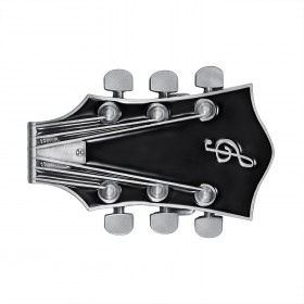 Fibbia per cintura Chitarra elettrica rock Nera bobijoo