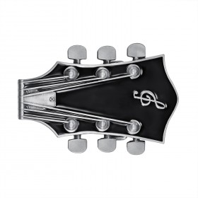 Hebilla de cinturón Guitarra eléctrica Rock Negro bobijoo