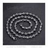 COH0022 BOBIJOO Jewelry High quality silver steel coffee bean chain