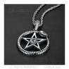 PE0279 BOBIJOO Jewelry Anhänger Ouroboros-Zyklus des lebens Pentagramm Edelstahl