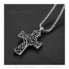 PE0290 BOBIJOO Jewelry Pendant Latin Cross Celtic Breton Turquoise stainless Steel