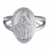 BAF0046 BOBIJOO Jewelry Ring Tailliert Jungfrau Wundertätige Medaille 1830 Silber Stahl