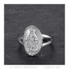 BAF0046 BOBIJOO Jewelry Anillo de Talle Virgen maría de la Medalla Milagrosa De 1830 de Plata de Acero