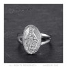 BAF0046 BOBIJOO Jewelry Ring Tailliert Jungfrau Wundertätige Medaille 1830 Silber Stahl