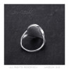 BAF0048 BOBIJOO Jewelry Ring Curved Piece Franc Sower Marianne Steel Silver